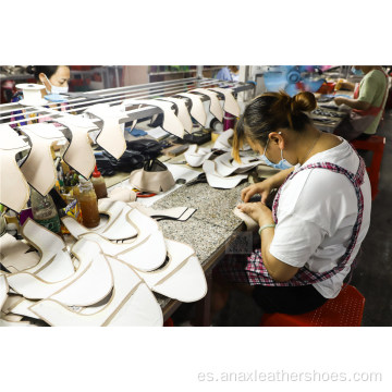 Mocasín de cuero de zapatos casuales personalizados de clase alta para hombre